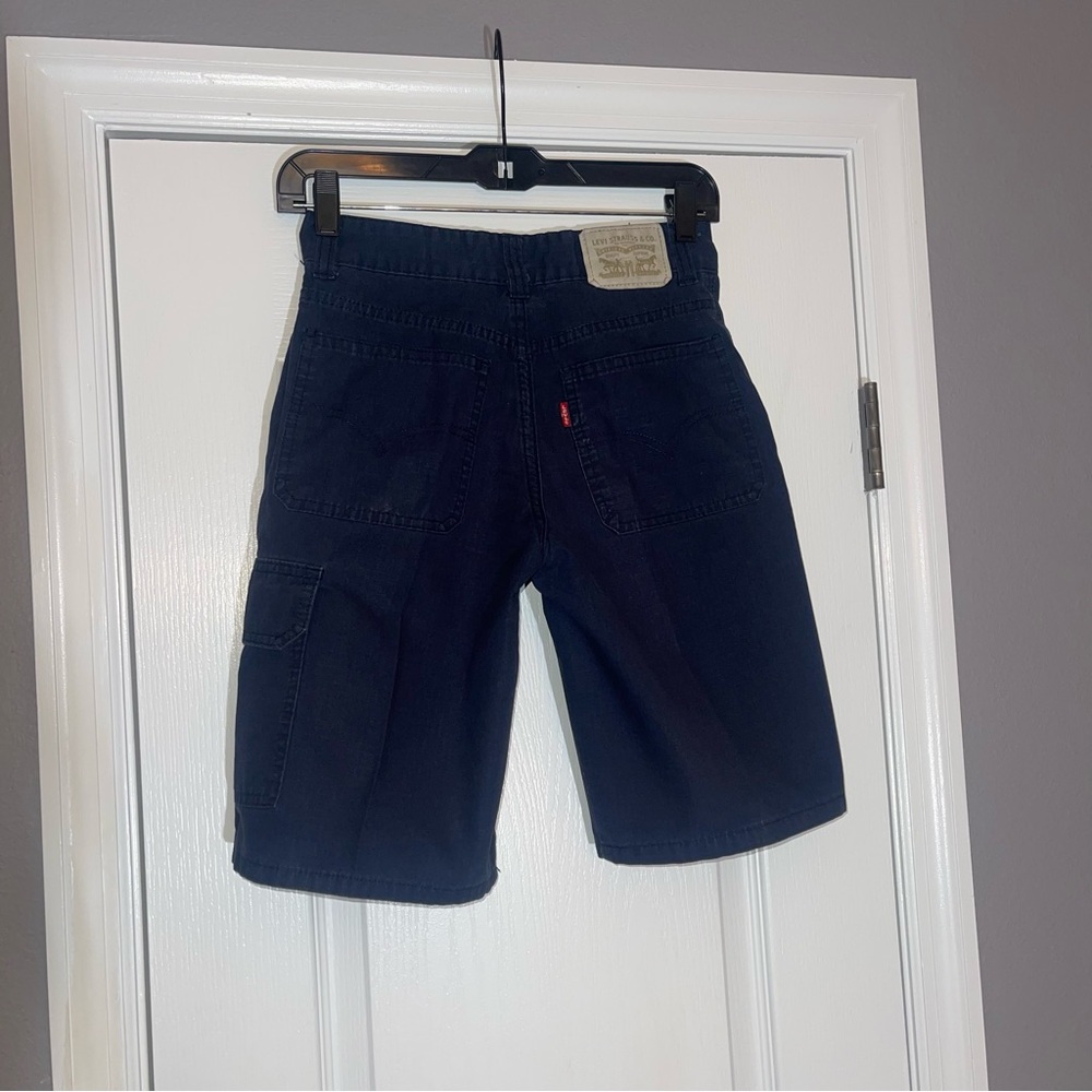 Levi's Blue Denim Shorts Classic Knee-Length 12 Reg